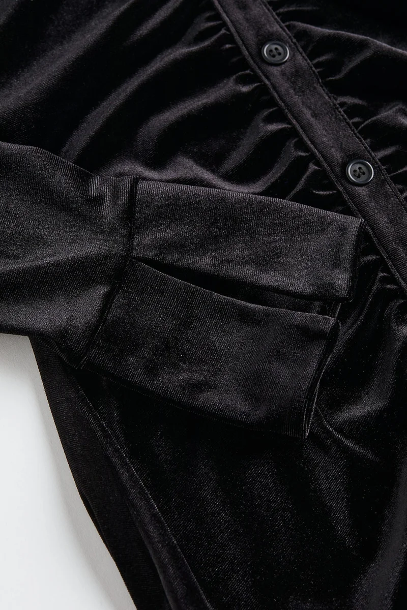 H&M Draped shirt dress